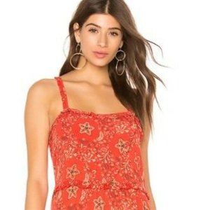 NWT Spell & the Gypsy x Revolve Exclusive Celestial Midi Dress Red Sz XS